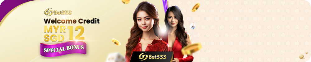 GDBET333 DEPOSIT WELCOME CREDIT FREE MYR & SGD 12